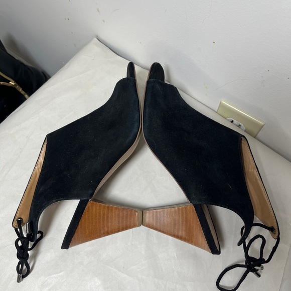 Franco Sarto Cori Suede Peep Toe Slingback 8.5 - Picture 10 of 13